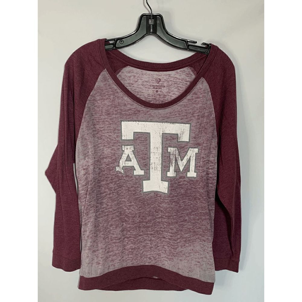 Colosseum Texas A&M Aggie Long Sleeve T Shirt Size Small